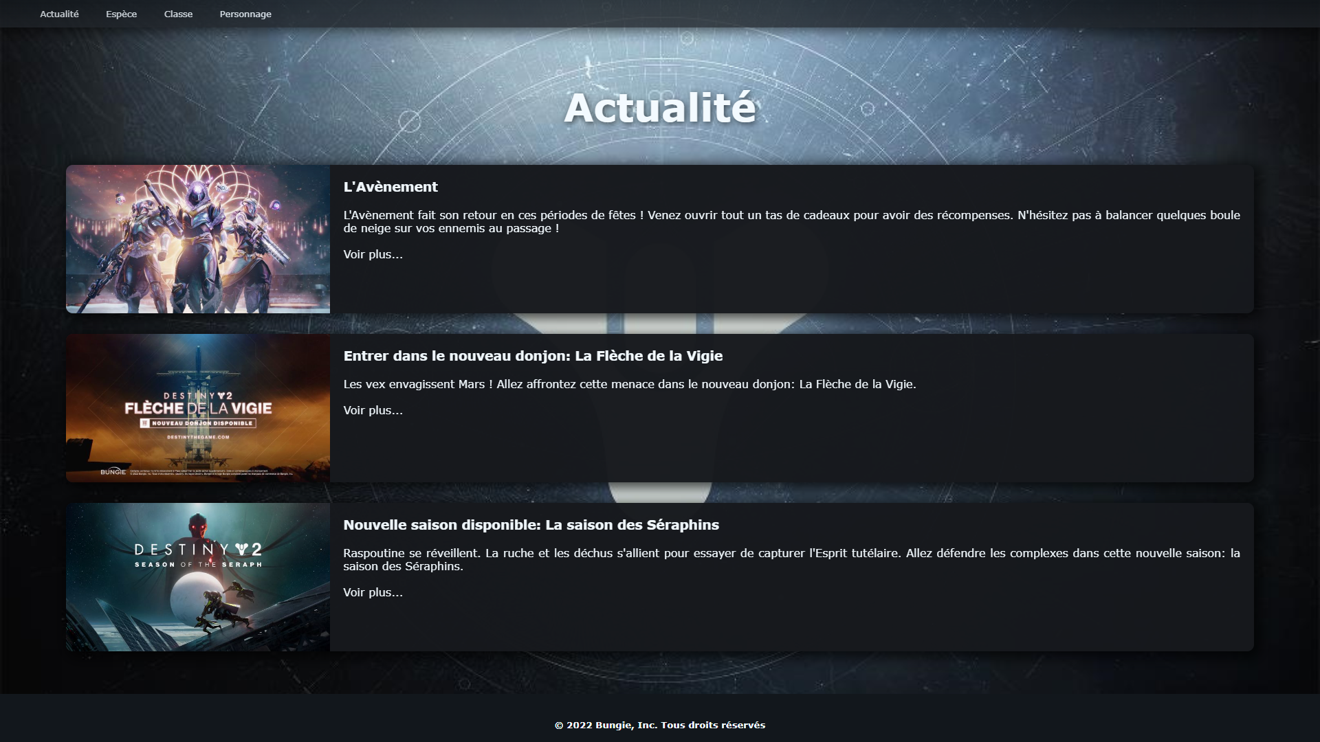 Blog Destiny